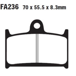 Zavorne ploščice FA 236 HH