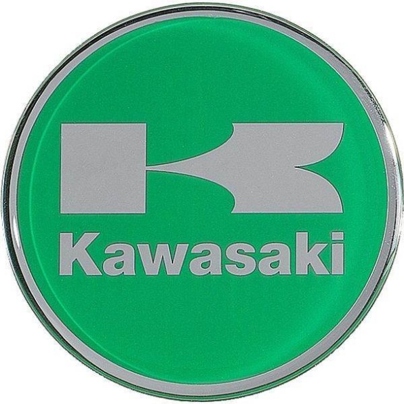 Nalepke motorističnih znamk - Kawasaki logo male (4 v setu)
