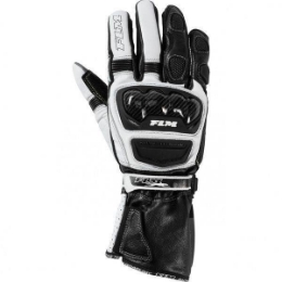 Motoristične športne rokavice FLM 2.1, črno-bele