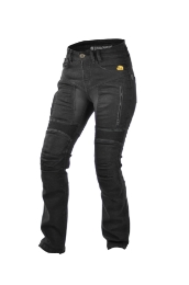 Slika Ženske motoristične jeans hlače Trilobite Parado 661 - regular fit, črne