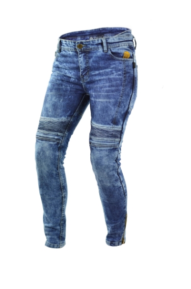 Motoristične jeans hlače Trilobite MICAS URBAN ženske modre