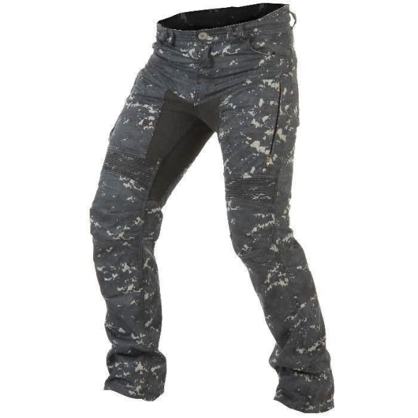 Motoristične jeans hlače Trilobite PARADO camo