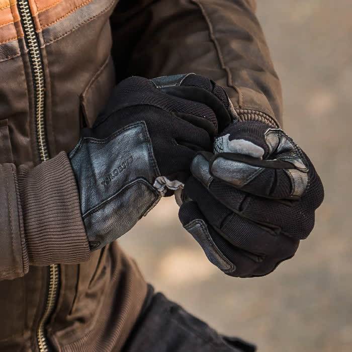 Motoristične rokavice Trilobite COMFEE, črne
