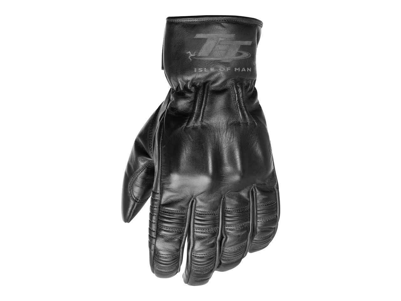 Usnjene motoristične rokavice RST IoM TT »HILLBERRY«, črne