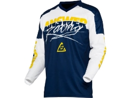 Motocross majica ANSWER SYNCRON PRO, modra/rumena