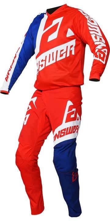 Otroške motocross hlače ANSWER SYNCRON VOYD, rdeče/modre