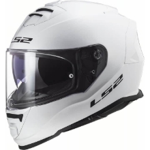 Motoristična čelada LS2 STORM SOLID, bela (FF800)