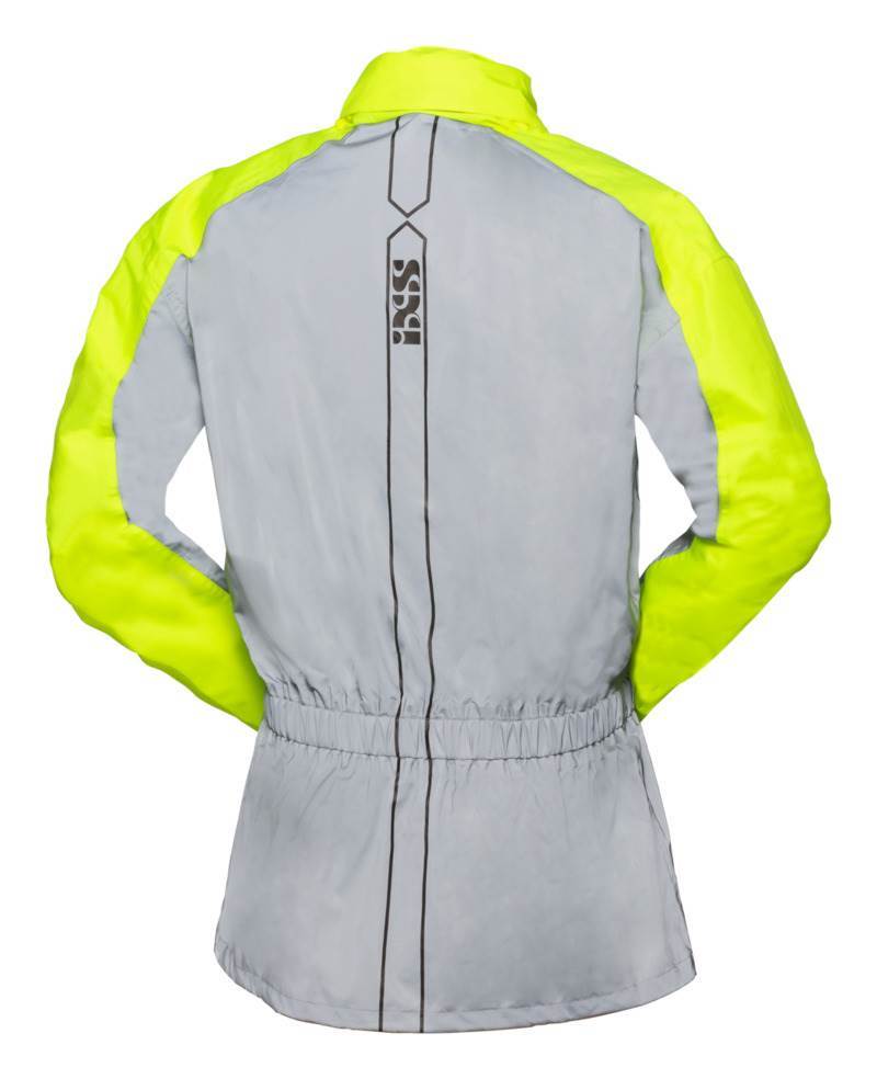 Dežna jakna iXS Silver Reflex-ST, siva/neon rumena