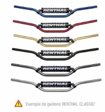 Aluminijasto krmilo RENTHAL "ENDURO" (fi 22,2mm) , črno