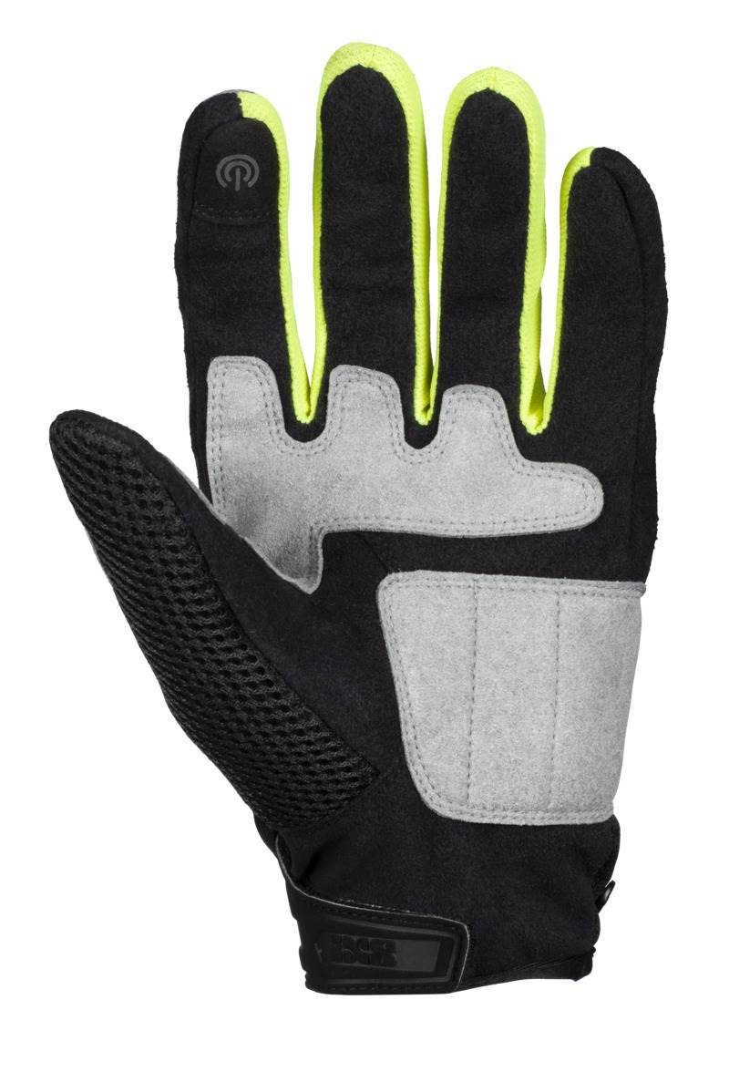 Poletne motoristične rokavice iXS Urban Samur-Air 1.0, črne/rumene