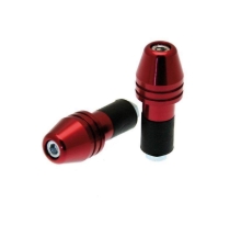 Uteži/zaključki krmila BIHR Rocket (fi 18mm), rdeči