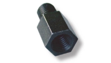 Adapter za ogledalo M8x1,25(m) na M10x1,25(ž) (desni/desni navoj), črn