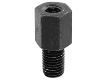 Adapter za ogledalo M10x1,25(m) na M10x1,25(ž) (desni/desni navoj), črn