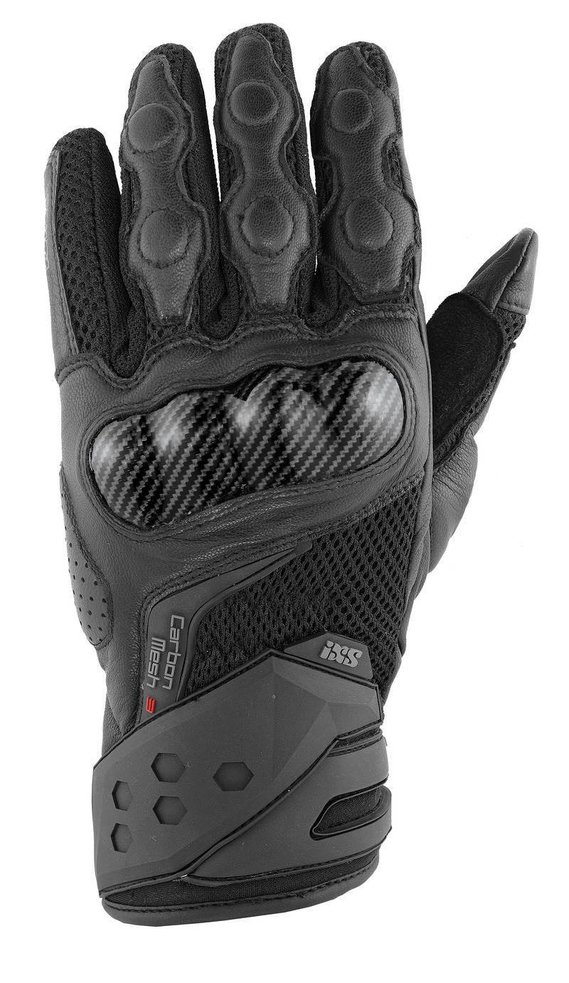 Ženske motoristične rokavice IXS Carbon Mesh 3.0, črne