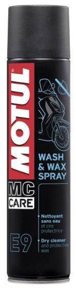 Sprej čistilno/polirno sredstvo MOTUL E9 Wash&Wax, 400ml