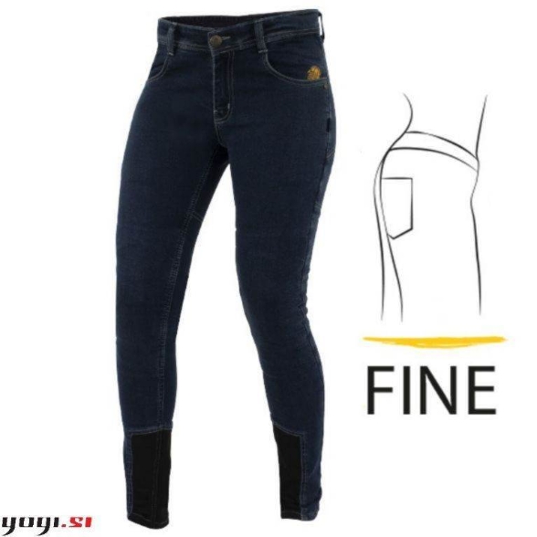 Ženske motoristične jeans hlače TRILOBITE Allshape FINE 2063