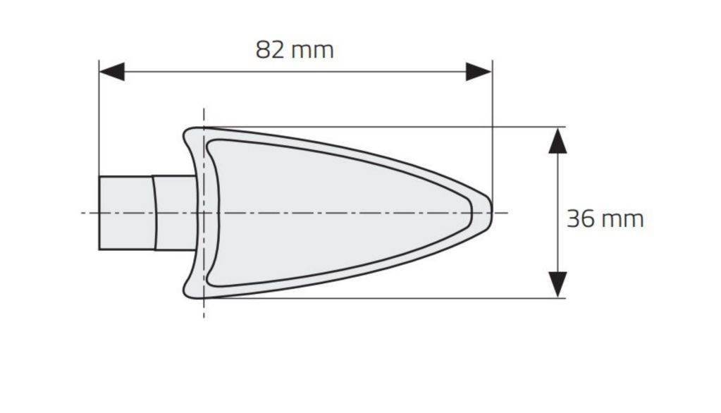 Univerzalni LED smerniki STF-3022 / 25 LED diod  (par), krom
