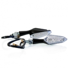 Univerzalni kovinski LED smerniki STF-5010 / 24 LED diod (par), črna