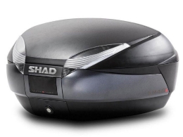 Moto kovček SHAD SH48 DARK GREY - PREMIUM SMART LOCK (48 L), temno siv