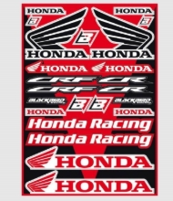 Univerzalni set nalepk Honda - BLACKBIRD Racing