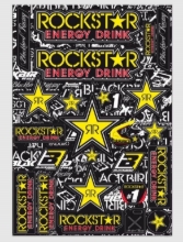 Univerzalni set nalepk Rockstar Energy - BLACKBIRD Racing