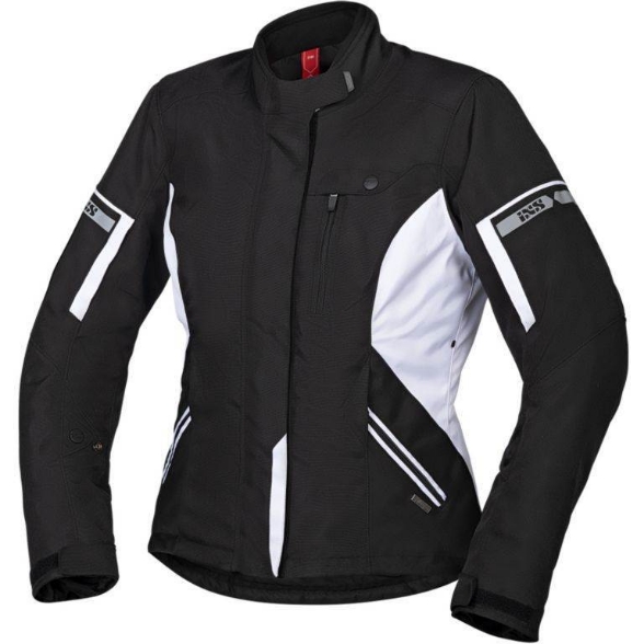 Ženska motoristična jakna iXS Finja-ST 2.0, črna/bela
