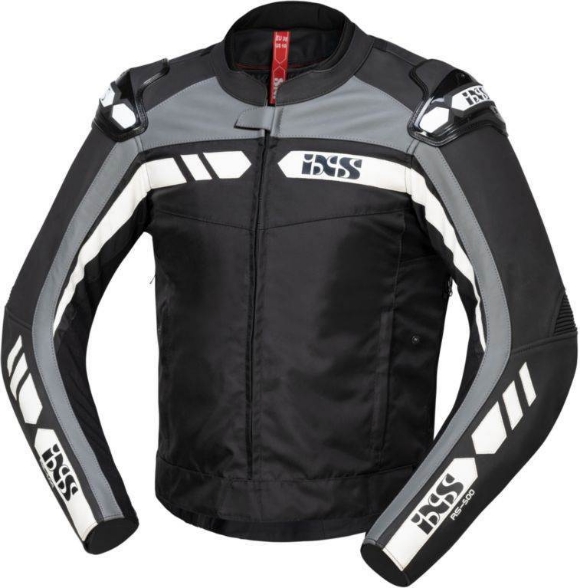 Športna usnjeno-tekstilna motoristična jakna iXS RS-500 1.0