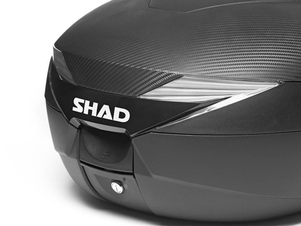 Moto kovček SHAD SH39 »SECURE LOCK« (39 L), črn/karbon