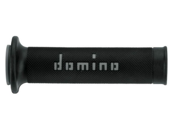Ročaji/gripi za krmilo DOMINO A010 »Road/Racing« odprti, črni/sivi
