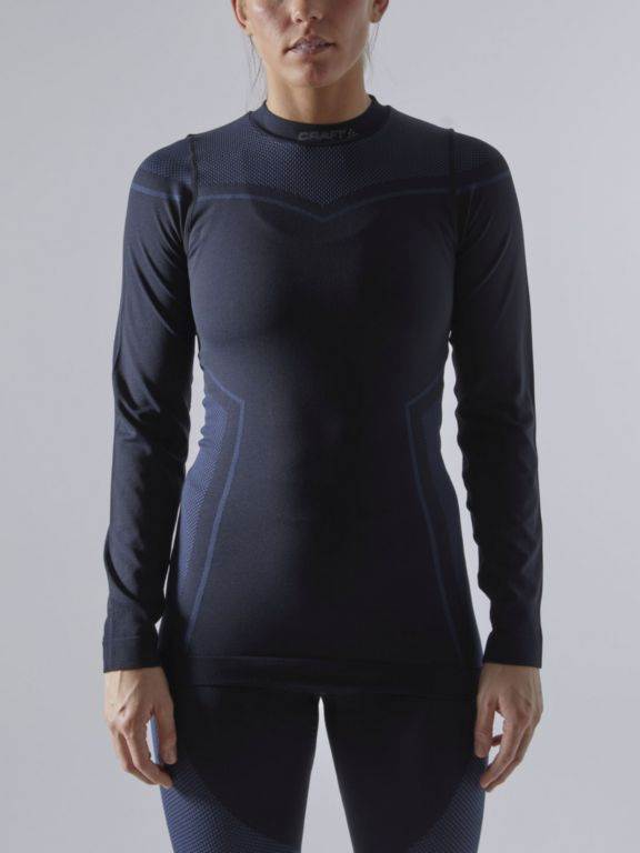 Žensko aktivno perilo CRAFT Core Dry Fuseknit (majica + hlače), črno