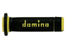 Ročaji/gripi za štirikolesnike DOMINO A180 ATV, črni/rumeni