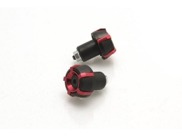 Aluminijaste uteži/zaključki krmila "SPARK" (fi 18mm), črni/rdeči