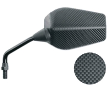 Levo ogledalo BIHR F1-Rectangle (M10x1,25), karbon