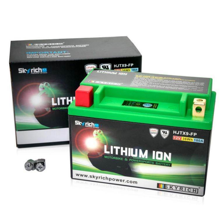 Litijonski (Li-Ion) akumulator Skyrich LTX9-BS, s prikazovalnikom napetosti