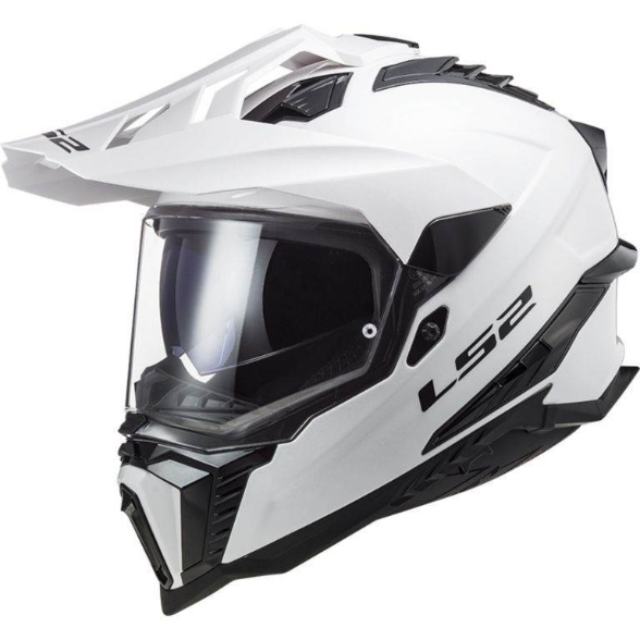 Motoristična adventure čelada LS2 Explorer Solid (MX701), bela