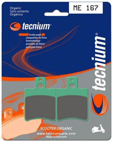 Zavorne obloge/ploščice TECNIUM Scooter ME167 (SFA193), organic