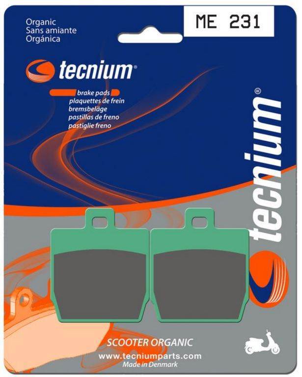 Zavorne obloge/ploščice TECNIUM Scooter ME231 (SFA268), organic