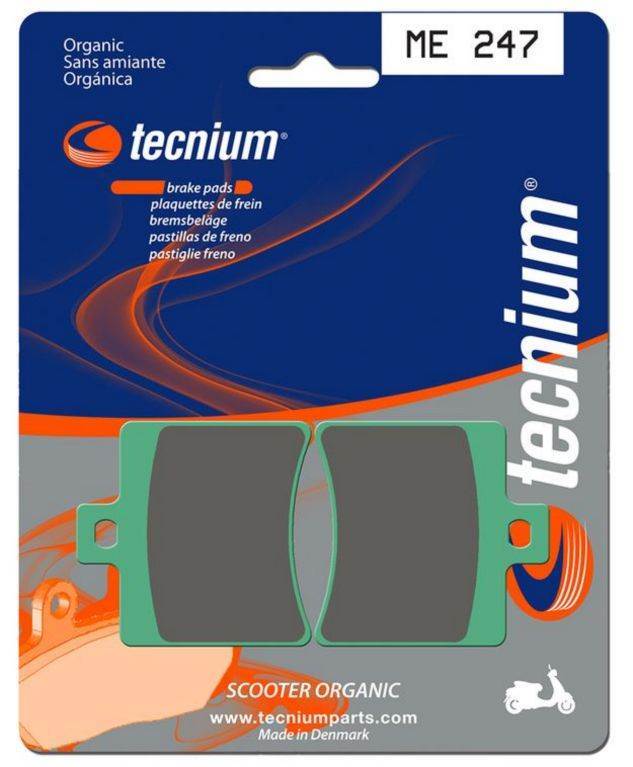 Zavorne obloge/ploščice TECNIUM Scooter ME247 (SFA298), organic