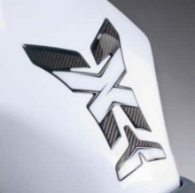 Tank nalepka/zaščita tanka PUIG "Xtreme", karbon