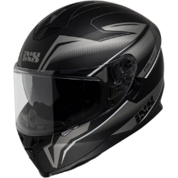 Motoristična čelada iXS 1100 2.3, črna/siva