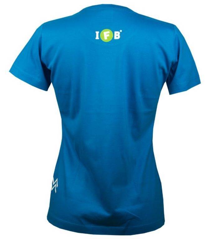 Ženska navijaška majica s kratkimi rokavi IFB Slovenija