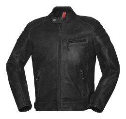 Usnjena motoristična jakna iXS Classic CRUISER, črna