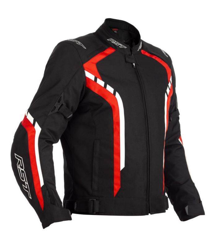 Športna motoristična jakna RST Axis, črna/rdeča