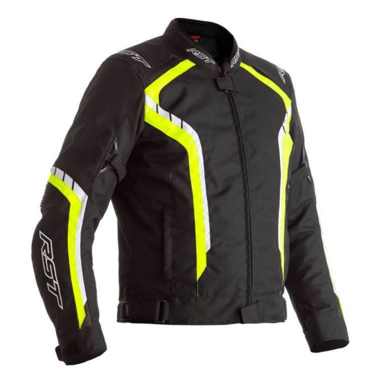 Športna motoristična jakna RST Axis, črna/rumena