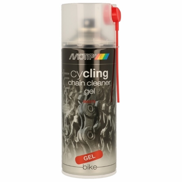 Sprej čistilo/razmaščevalec za verigo kolesa MOTIP Cleaner Gel (275), 400 ml
