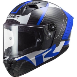 Dirkaška motoristična čelada LS2 Thunder Racing 1 (FF805), modra/bela