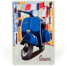 Okrasna pločevinasta plošča/tabla Vespa Laundry (20x30 cm)