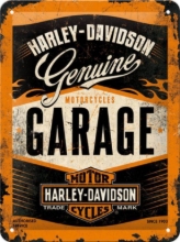 Okrasna pločevinasta plošča/tabla Harley Davidson Garage (30x40 cm)