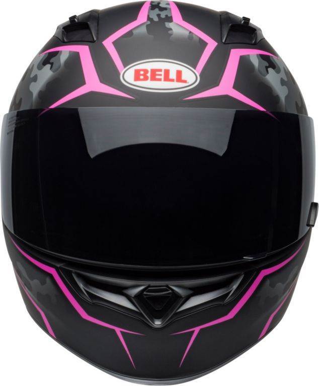 Motoristična čelada BELL Qualifier Stealth, črna/roza