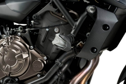 Zaščita/drsniki motorja Puig R19 - Yamaha MT-07/Tracer/GT (2014-19), črna/siva